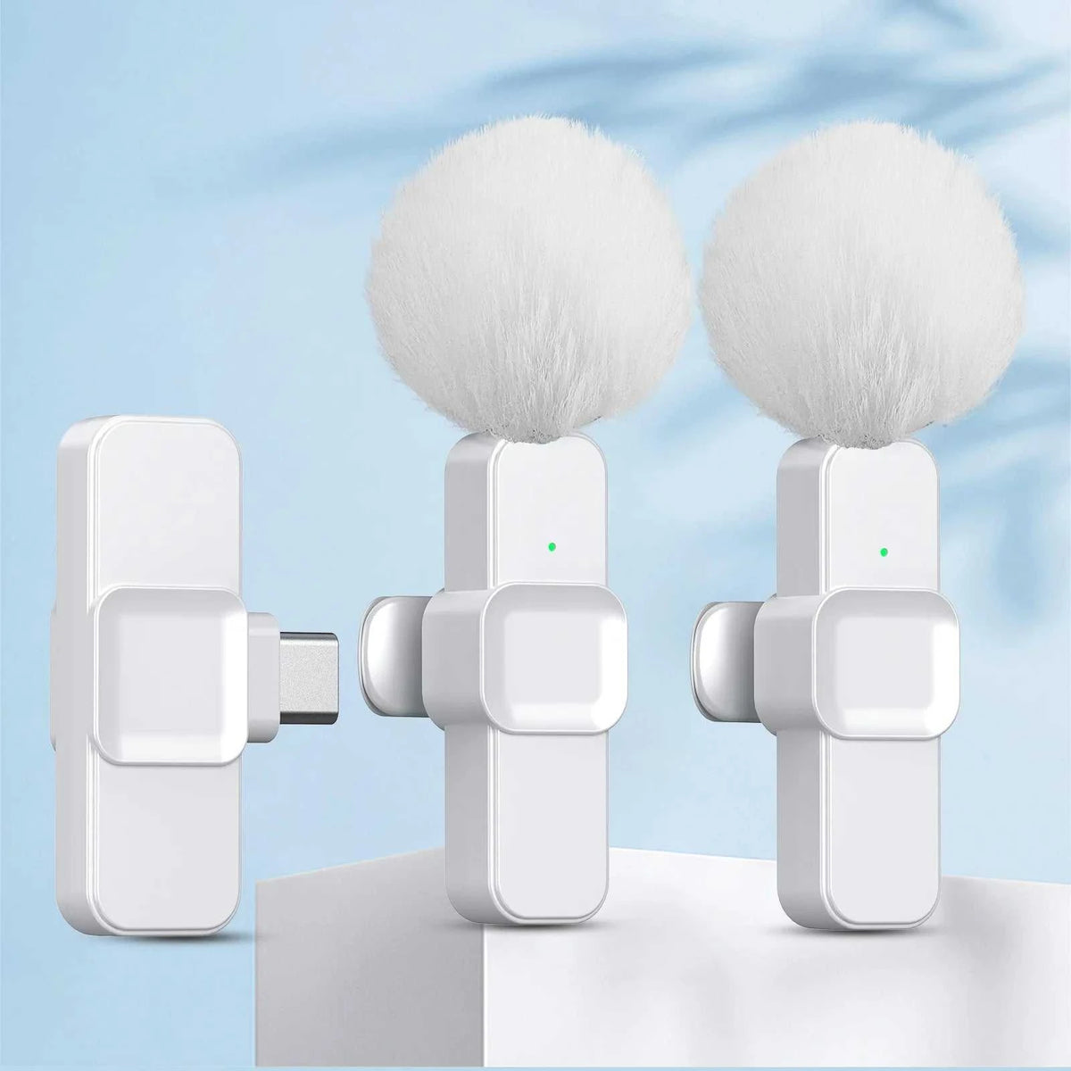 New Wireless Lavalier Microphone Portable Audio Video Recording Mini Microphone for Android PC Camera Live Gaming Phone