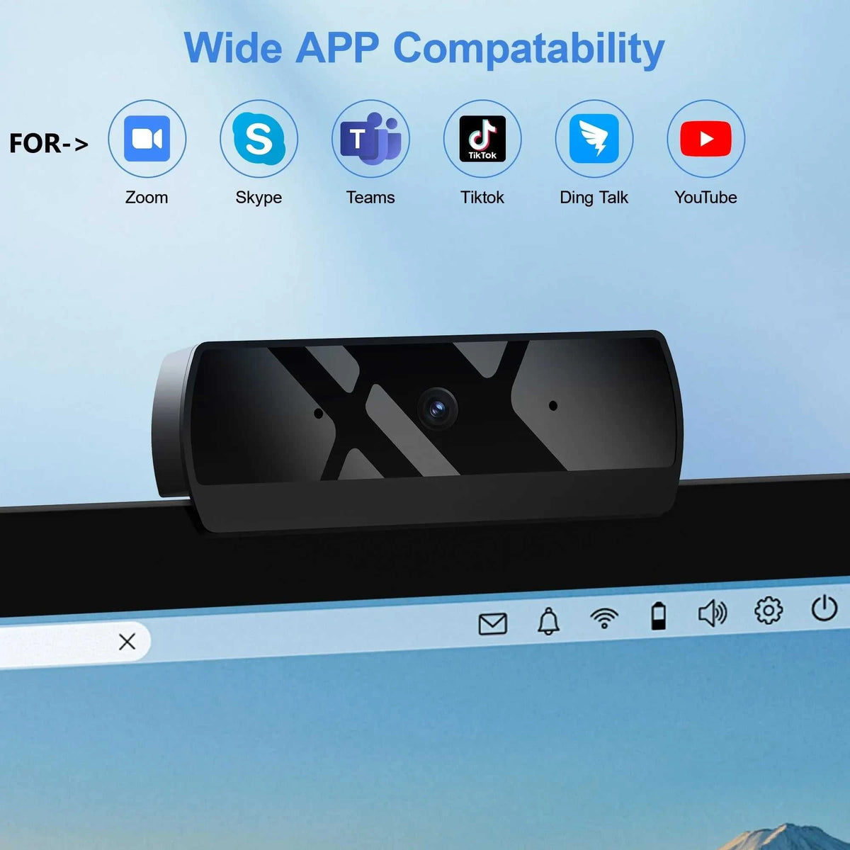 HD 1080P Web Camera USB Web Camera with Microphone Autofocus Camera PC Computer Laptop Live Streaming Webcam for Video Calling