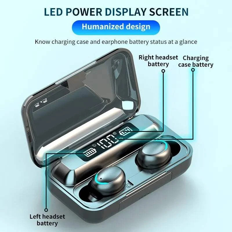 TWS Earphone Bluetooth 5.0 Wireless Headphones HiFi Stereo Sports Waterproof Earbuds Headset With Mic Handfree For iPhone Xiaomi