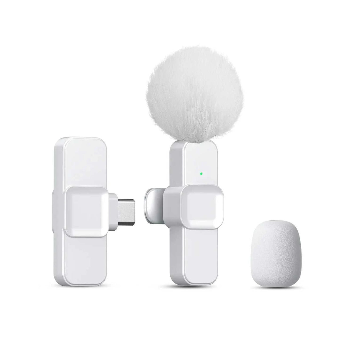New Wireless Lavalier Microphone Portable Audio Video Recording Mini Microphone for Android PC Camera Live Gaming Phone