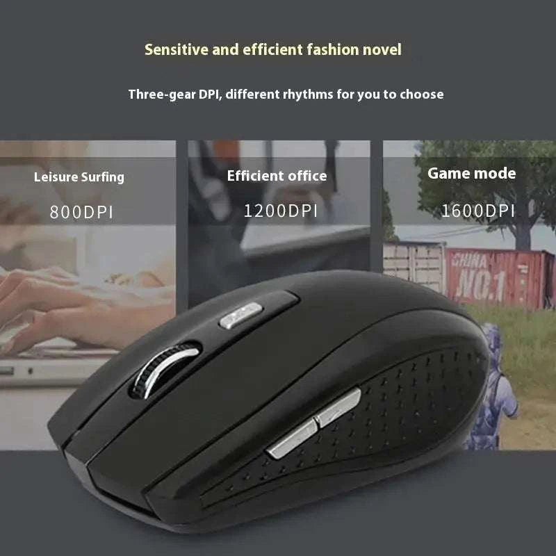 Wireless Bluetooth Mouse Silent Mouse Portable Charging Mobile Optical Mouse Adjustable 1600 DPI Level For Office Laptop MacBook