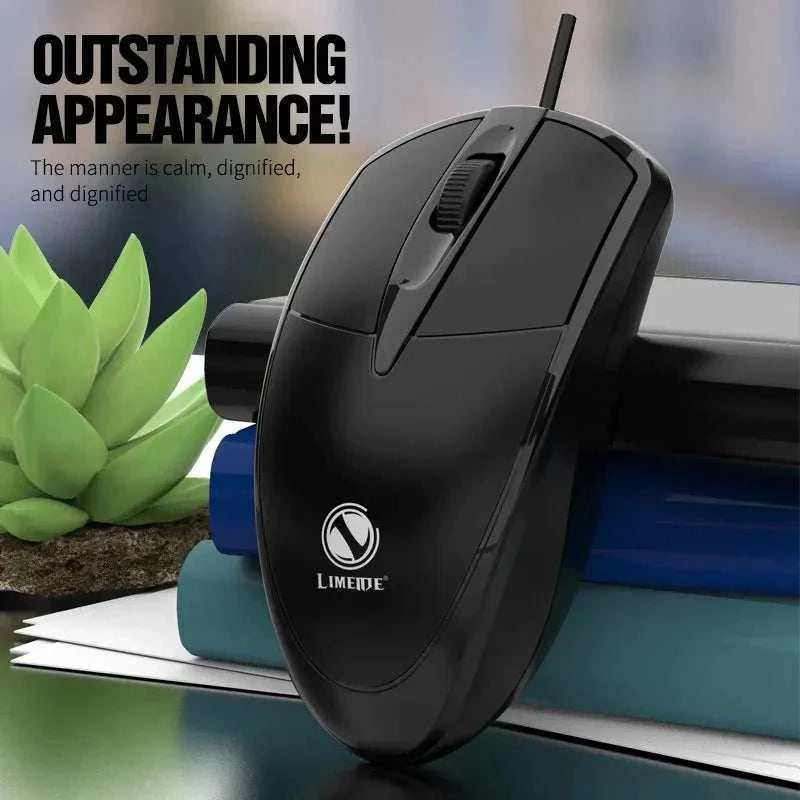 301 Wired Mouse Office Gaming Desktop Computer Laptop Business Mouse USB Optical Mouse Mice for Office Home Use