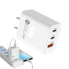 40W 3-Port USB-C Fast Travel Charger Adapter
