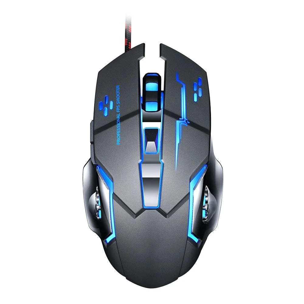 V6 Gaming Mouse Office Luminous Wired Mechanical Mouse