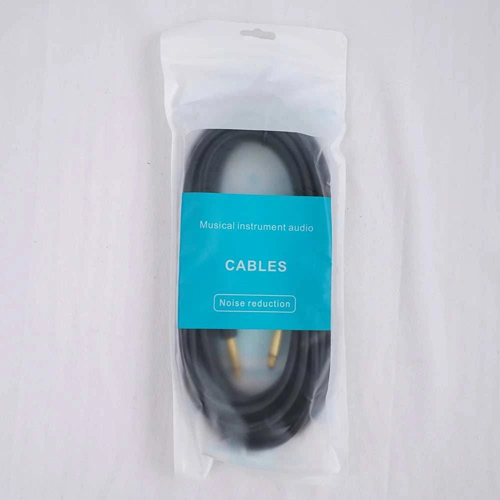 Audio Cable 3m 6m 10m Elastic PVC 6.35mm 1/4" Guitar Cable Straight to Straight for Electric Instruments