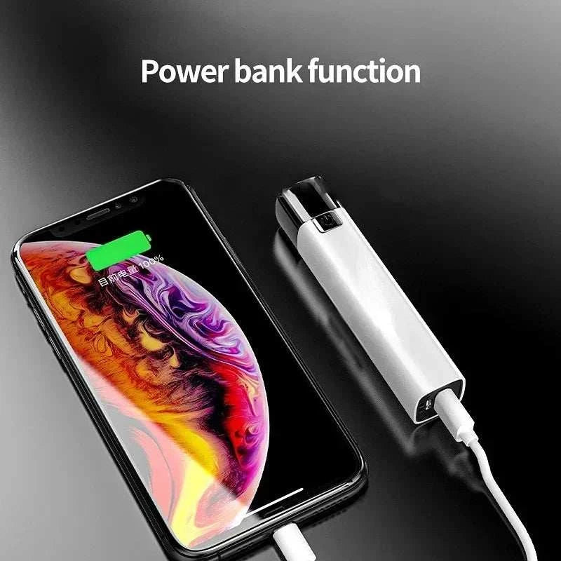 Mini Outdoor Lighting Power Bank Flashlight 3 Modes Portable 2 IN 1 Ultra Bright G3 Tactical LED Flashlight With USB Charging Ca