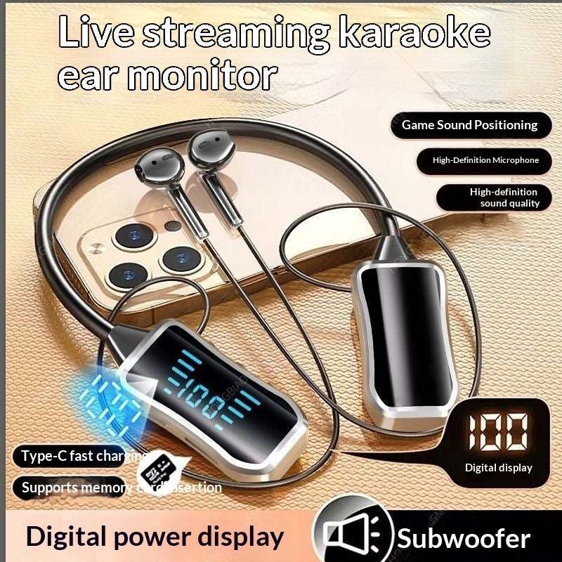 Over-ear Bluetooth Earbuds With Ultra-long Battery Life Noise Cancellation Ideal For Sports And Running