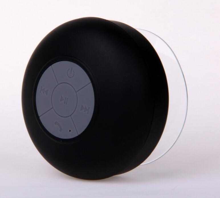 Mini waterproof Bluetooth speaker in multiple colors with USB charging and call function