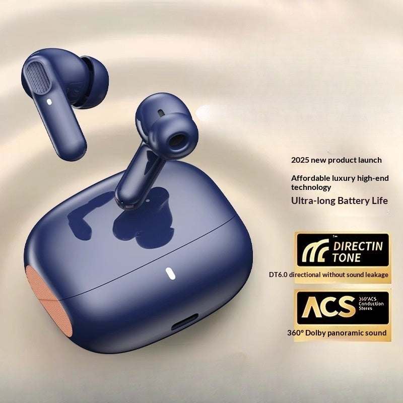 Wireless Bluetooth noise-canceling semi-in-ear sports earbuds in various colors with 5.2 chip and hybrid drivers