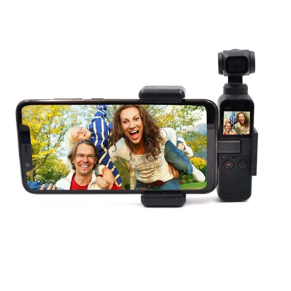 Mobile Phone Securing Clip Bracket Mount Desktop Tripod for DJI Osmo Pocket Phone Clip Holder Handheld Gimbal Camera Accessories