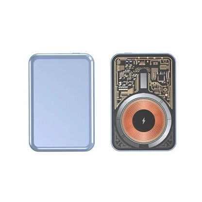 Transparent Wireless Charger 20000mAh Magnetic Portable Powerbank 22.5W Quick Charge Mobile External Charger for Smart Phones