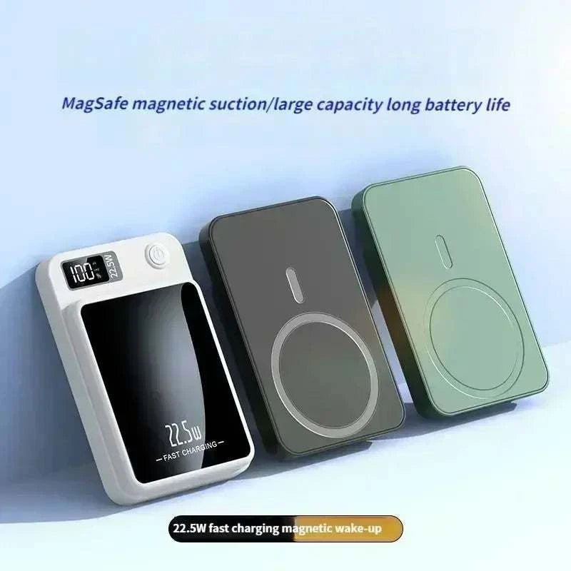 Magnetic Power Bank 50000mAh Large Capacity Wireless Fast Charging Suitable for iPhone Xiaomi Huawei universal mobile Power Bank