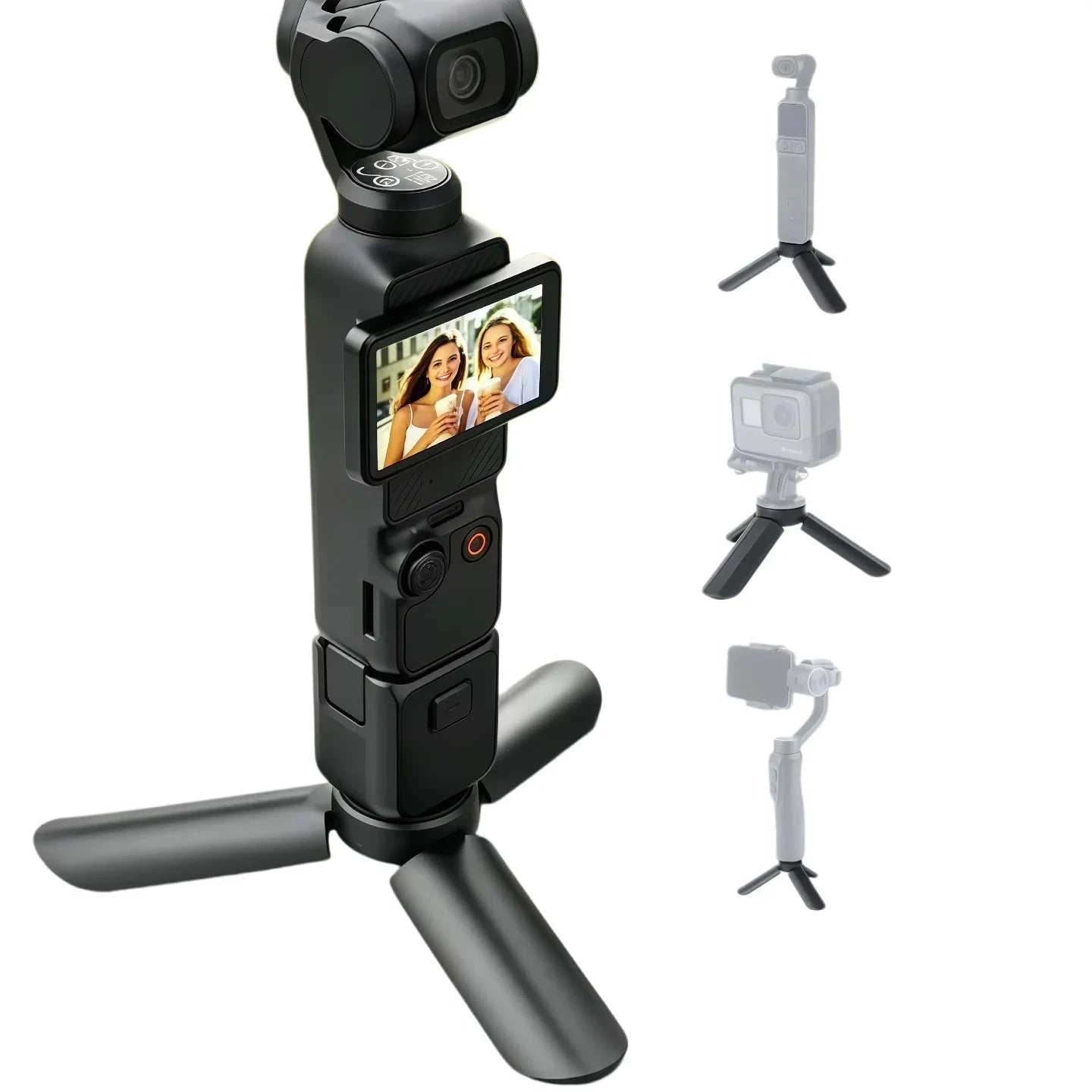 Mini Tripod for DJI Osmo Pocket 3 Desktop Stand Stabilizer Holder for Insta360 X3 Pocket 3 Pocket 2 Gimbal Tripod Accessories