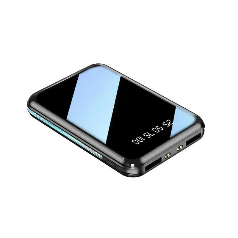 Portable with Digital Display 20000mAh Power Banks  for Xiaomi Iphone 12 13 14 15 16 Promax Mirror Screen Portable Powerbank