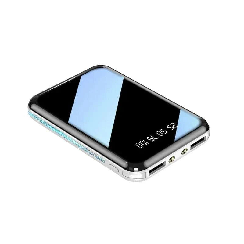 Portable with Digital Display 20000mAh Power Banks  for Xiaomi Iphone 12 13 14 15 16 Promax Mirror Screen Portable Powerbank