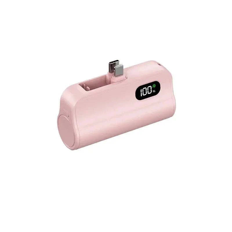 10000mAh Mini Power Bank Portable Charger Mobile Phone External Battery Capsule Powerbank for IPhone Huawei Xiaomi Built in Plug