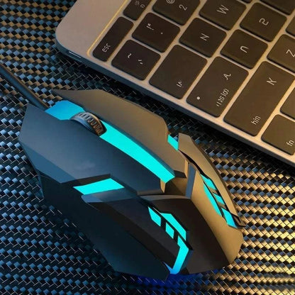 USB Optical Wired Colorful LED Gaming Mouse For Desktop Laptop PC Computer factory direct sales