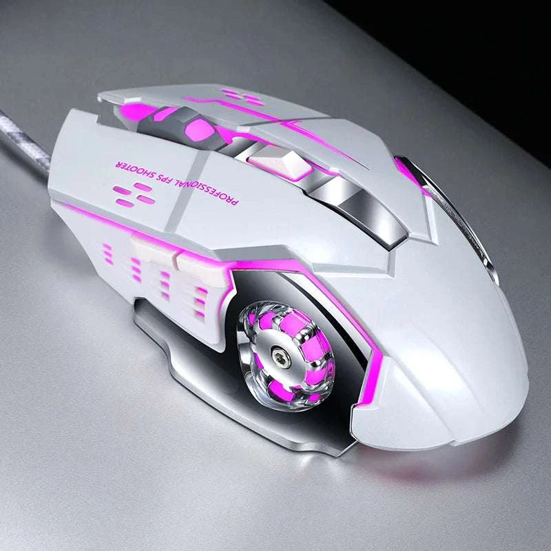 V6 Gaming Mouse Office Luminous Wired Mechanical Mouse