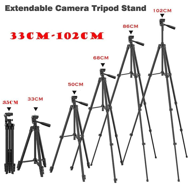 Extendable Mini Tripod Phone Video Recording Phone Tripods Stand With Bluetooth Remote Universal Camera Phone Photography Holder