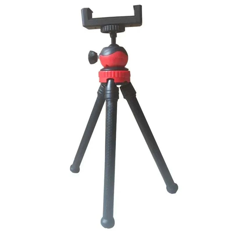 Flexible Octopus Tripod for Phone Camera DSLR 2in1 Design Tripod With Phone Holder Side Cold Shoe 1/4&
