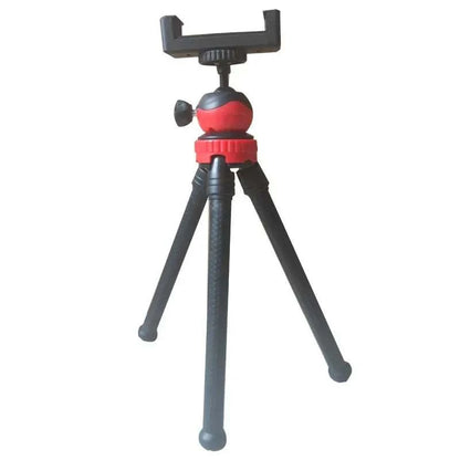 Flexible Octopus Tripod for Phone Camera DSLR 2in1 Design Tripod With Phone Holder Side Cold Shoe 1/4&