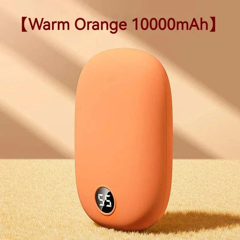 10000mAh Portable Hand Warmer USB Rechargeable 2-In-1 Power Bank Winter Electric Heater Warmer For Cold Weather