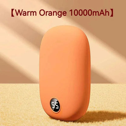 10000mAh Portable Hand Warmer USB Rechargeable 2-In-1 Power Bank Winter Electric Heater Warmer For Cold Weather