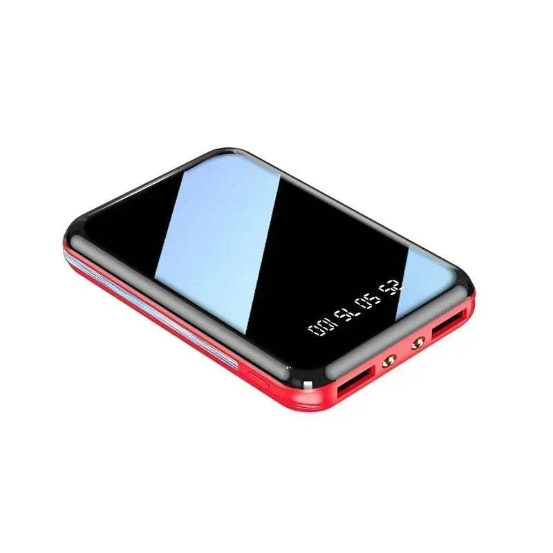 Portable with Digital Display 20000mAh Power Banks  for Xiaomi Iphone 12 13 14 15 16 Promax Mirror Screen Portable Powerbank