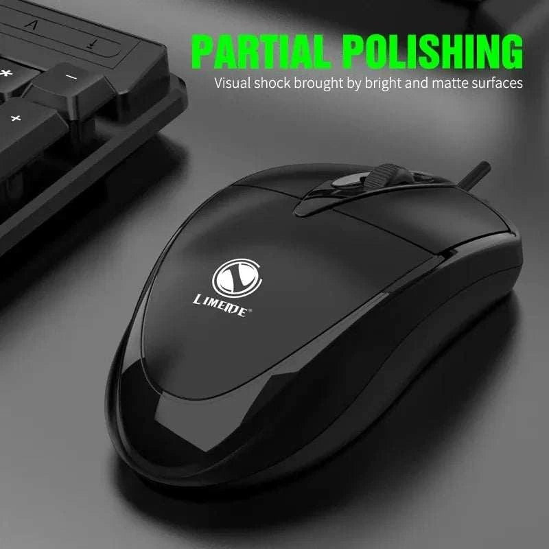 301 Wired Mouse Office Gaming Desktop Computer Laptop Business Mouse USB Optical Mouse Mice for Office Home Use