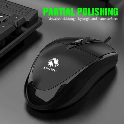 301 Wired Mouse Office Gaming Desktop Computer Laptop Business Mouse USB Optical Mouse Mice for Office Home Use