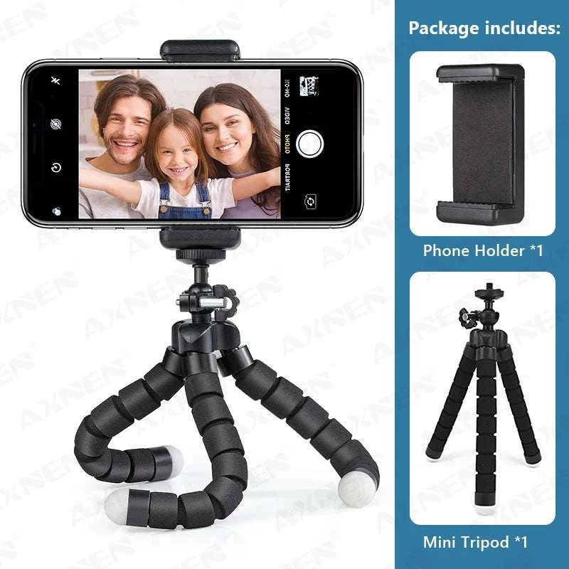 Tripods Tripod For Phone Mobile Camera Holder Clip Smartphone Monopod Tripe Stand Octopus Mini Tripod Stativ For Phone