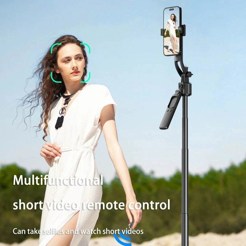 C17 Selfie Stick Intelligent Ai Mobile Follow-Up Anti Shake Retractable Pan Tilt Automatic Camera Tool Phone Holder