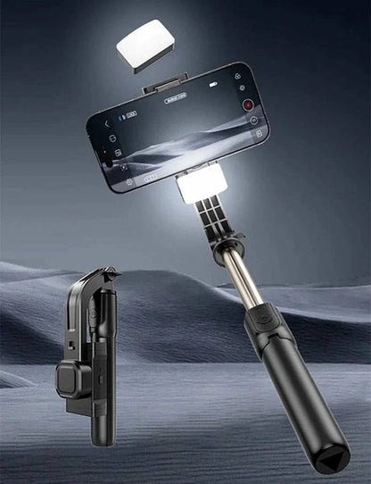 Cellphone Gimbal Stabilizer for Smartphone Mobile 1-Axis Anti Shake Selfie Stick Handheld Video Tripod Phone Holder for iPhone