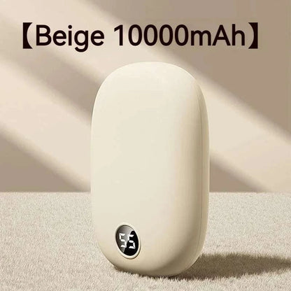 10000mAh Portable Hand Warmer USB Rechargeable 2-In-1 Power Bank Winter Electric Heater Warmer For Cold Weather