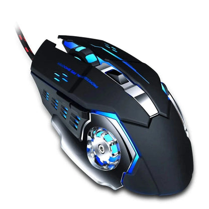 V6 Gaming Mouse Office Luminous Wired Mechanical Mouse