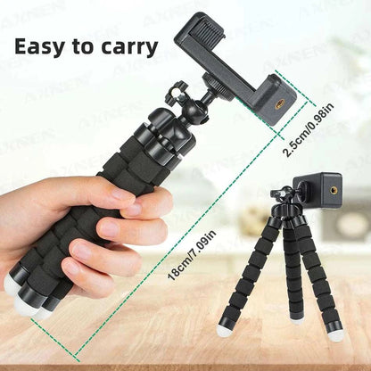 Tripods Tripod For Phone Mobile Camera Holder Clip Smartphone Monopod Tripe Stand Octopus Mini Tripod Stativ For Phone