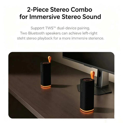 NEW Xiaomi Bluetooth Speaker C 18W Powerful Sound Speaker 3D Dazzling Lighting Waterproof and Dustproof Outdoor Speaker Portable