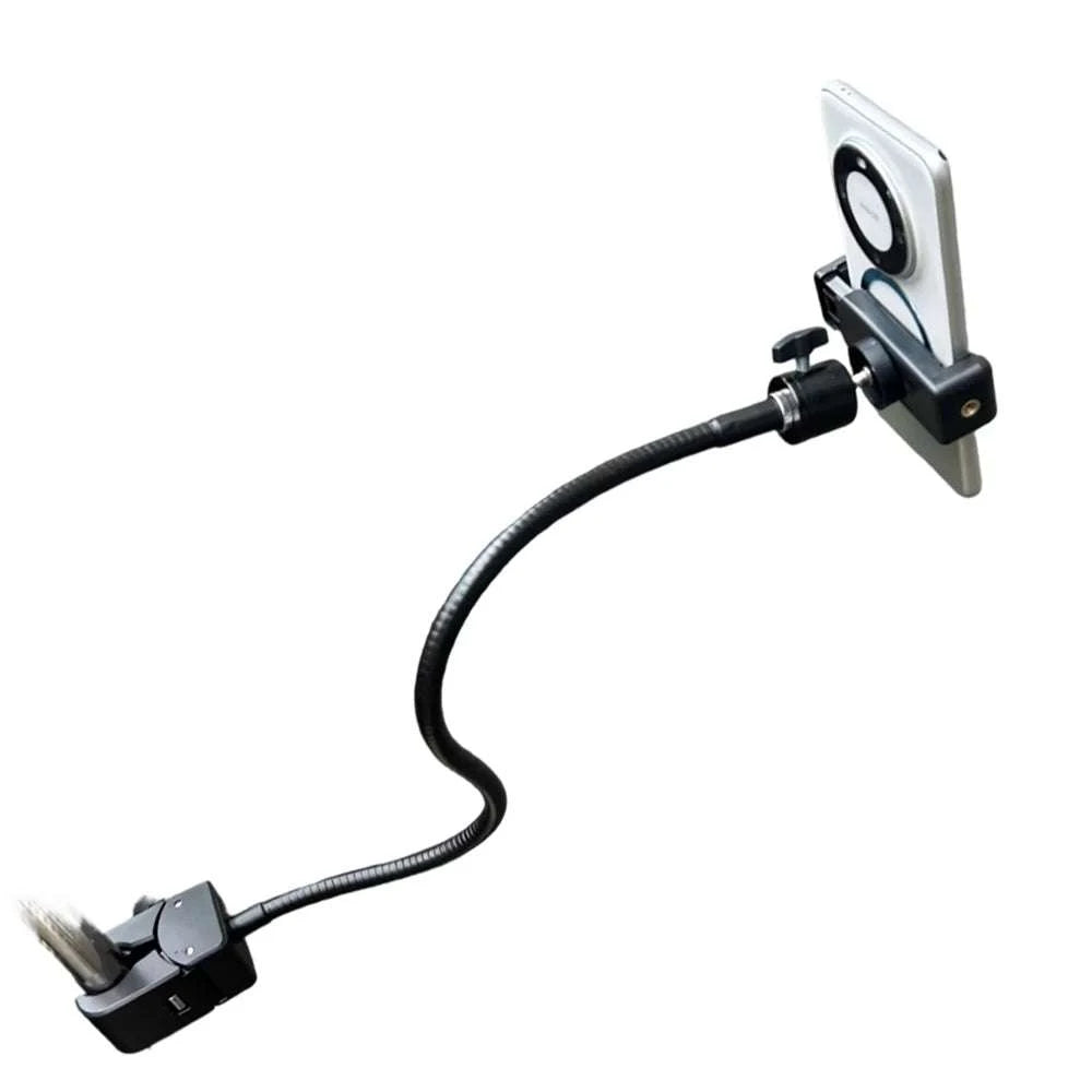 Mobile Phone Clip Holder Universal Hose Outdoor Live Broadcast Fixed Base Clamp Fishing 360 Sports Camera Holder