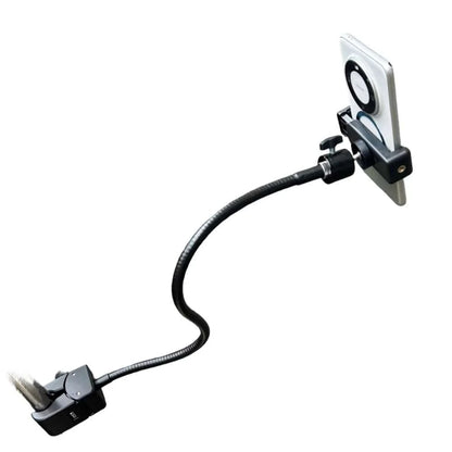 Mobile Phone Clip Holder Universal Hose Outdoor Live Broadcast Fixed Base Clamp Fishing 360 Sports Camera Holder