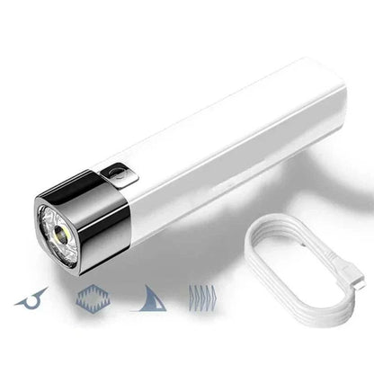 Mini Outdoor Lighting Power Bank Flashlight 3 Modes Portable 2 IN 1 Ultra Bright G3 Tactical LED Flashlight With USB Charging Ca