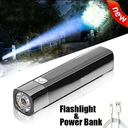 Mini Outdoor Lighting Power Bank Flashlight 3 Modes Portable 2 IN 1 Ultra Bright G3 Tactical LED Flashlight With USB Charging Ca