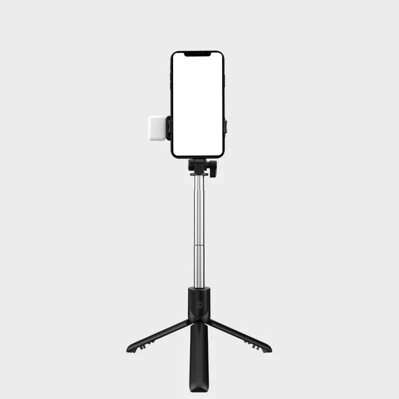 Phone Selfie Stick Tripod Bluetooth Remote Wireless Selfi Stick Phone Holder With Beauty LED Fill Light For Phone Live Streaming