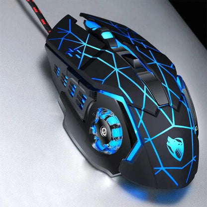 V6 Gaming Mouse Office Luminous Wired Mechanical Mouse
