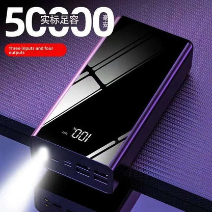 50000mAh 30000mAh 20000mAh 10000mAh Power Bank for IPhone Android Phone High - Quality and Large - Capacity Mobile Power Bank