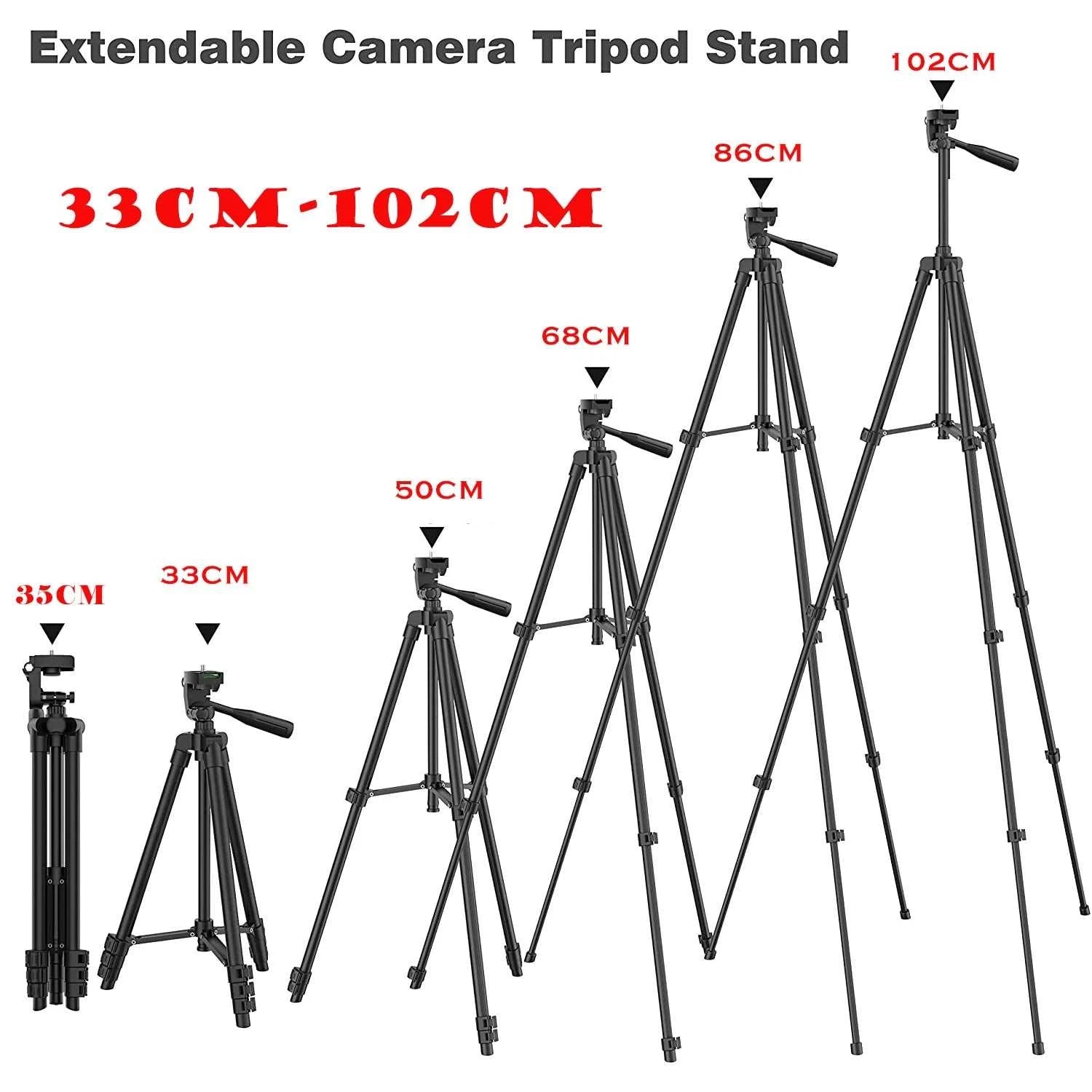 Universal Tripod For Phone Sports Camera Tripod Stand With Bluetooth Remote Phone Holder Lightweight Photography For Huawei DSLR