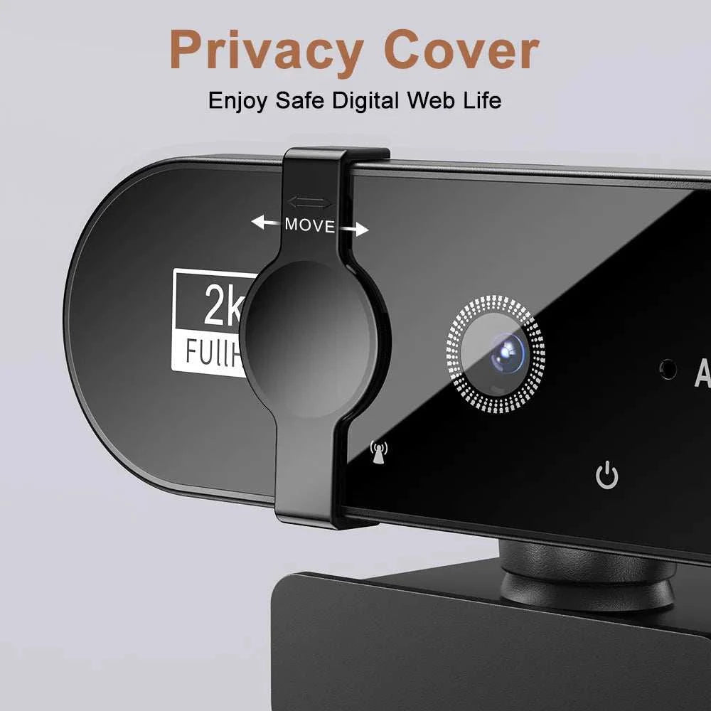 1080P Full HD Webcam with Built-in Microphone - USB Autofocus Camera for PC Laptop Ideal for Video Recording Conferencing