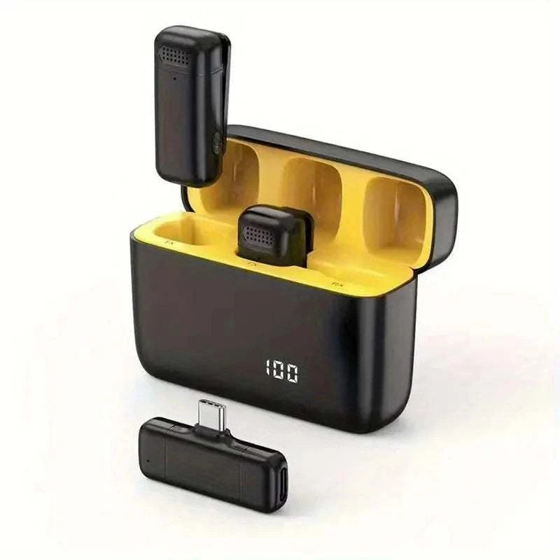 Portable Bluetooth Microphone K6 Wireless Lapel Microphone Speaker DJ MIC Gamer Gaming Phone Interview Youtube Live Streaming