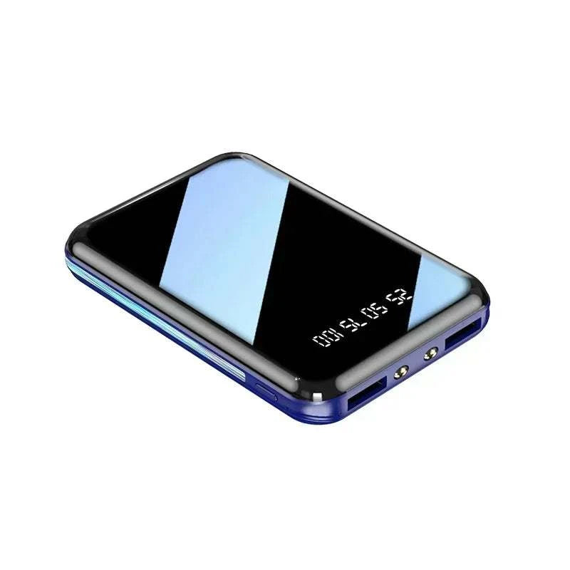 Portable with Digital Display 20000mAh Power Banks  for Xiaomi Iphone 12 13 14 15 16 Promax Mirror Screen Portable Powerbank