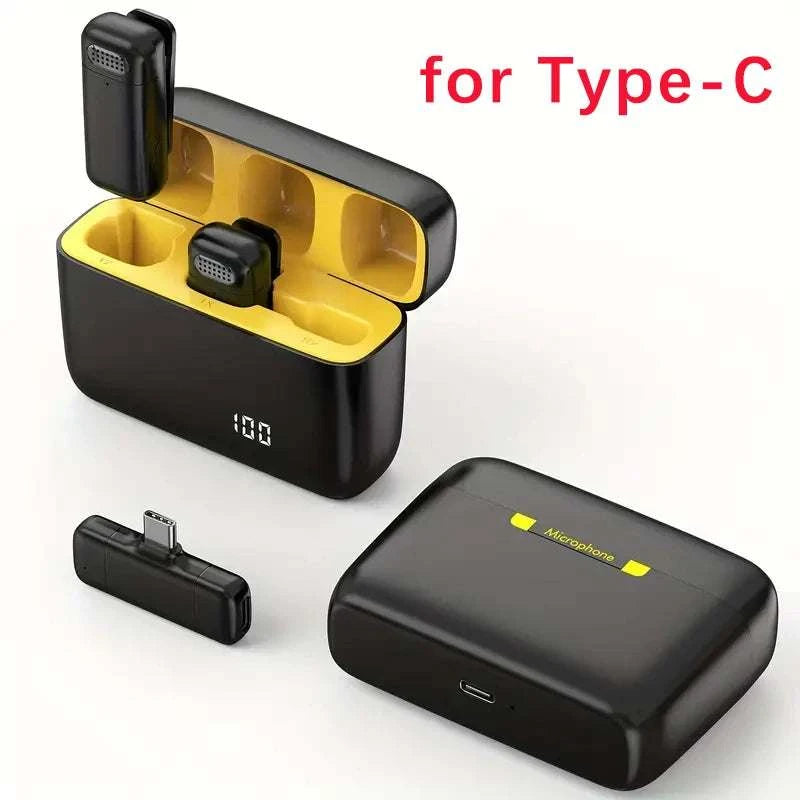 Portable Bluetooth Microphone K6 Wireless Lapel Microphone Speaker DJ MIC Gamer Gaming Phone Interview Youtube Live Streaming