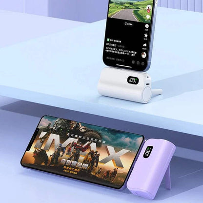 10000mAh Mini Power Bank Portable Charger Mobile Phone External Battery Capsule Powerbank for IPhone Huawei Xiaomi Built in Plug